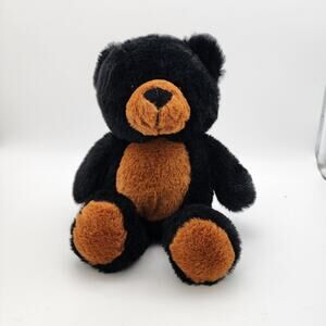 Fiesta Black Bear Plush 11" Soft Nose Travel Tails Stuffed Animal Toy A72112